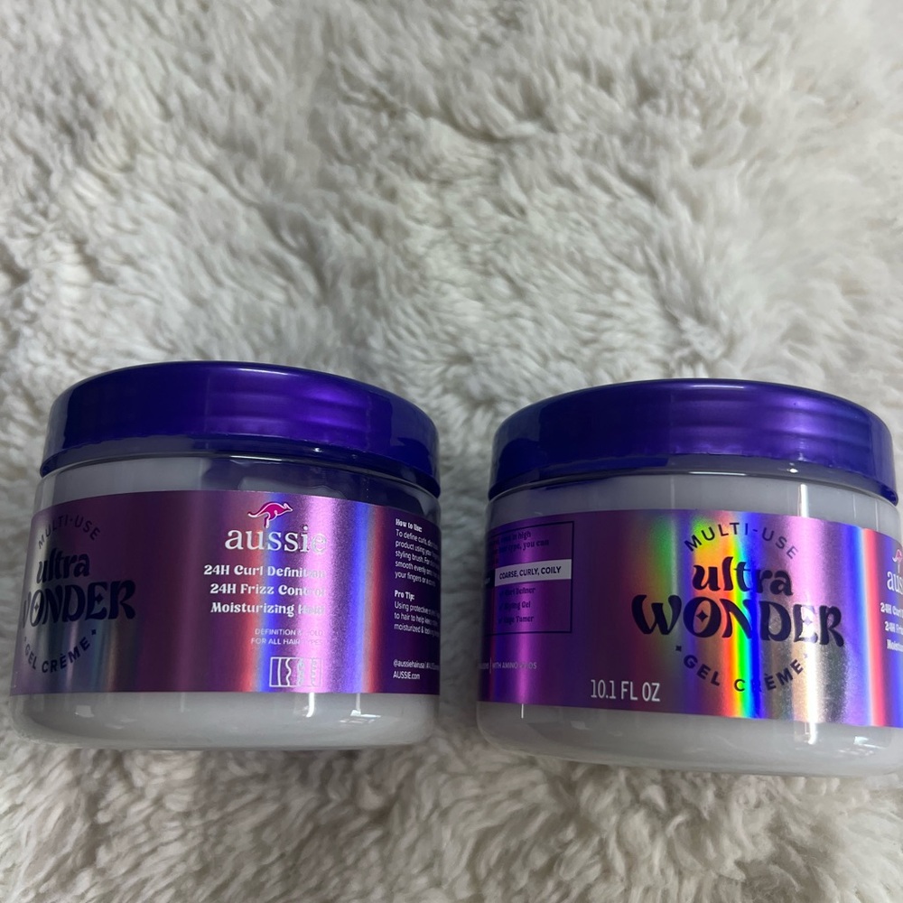 Aussie Ultra Wonder Gel Crème All-in-1 Moisturizing Hold Styler, Gel + Cream New
